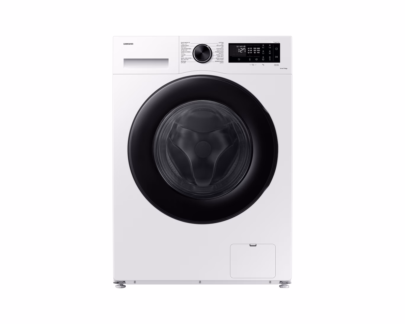 Samsung Front Load Washer With Ecobubble™ and SmartThings AI Energy Mode, 10.5Kg, White WW10CG