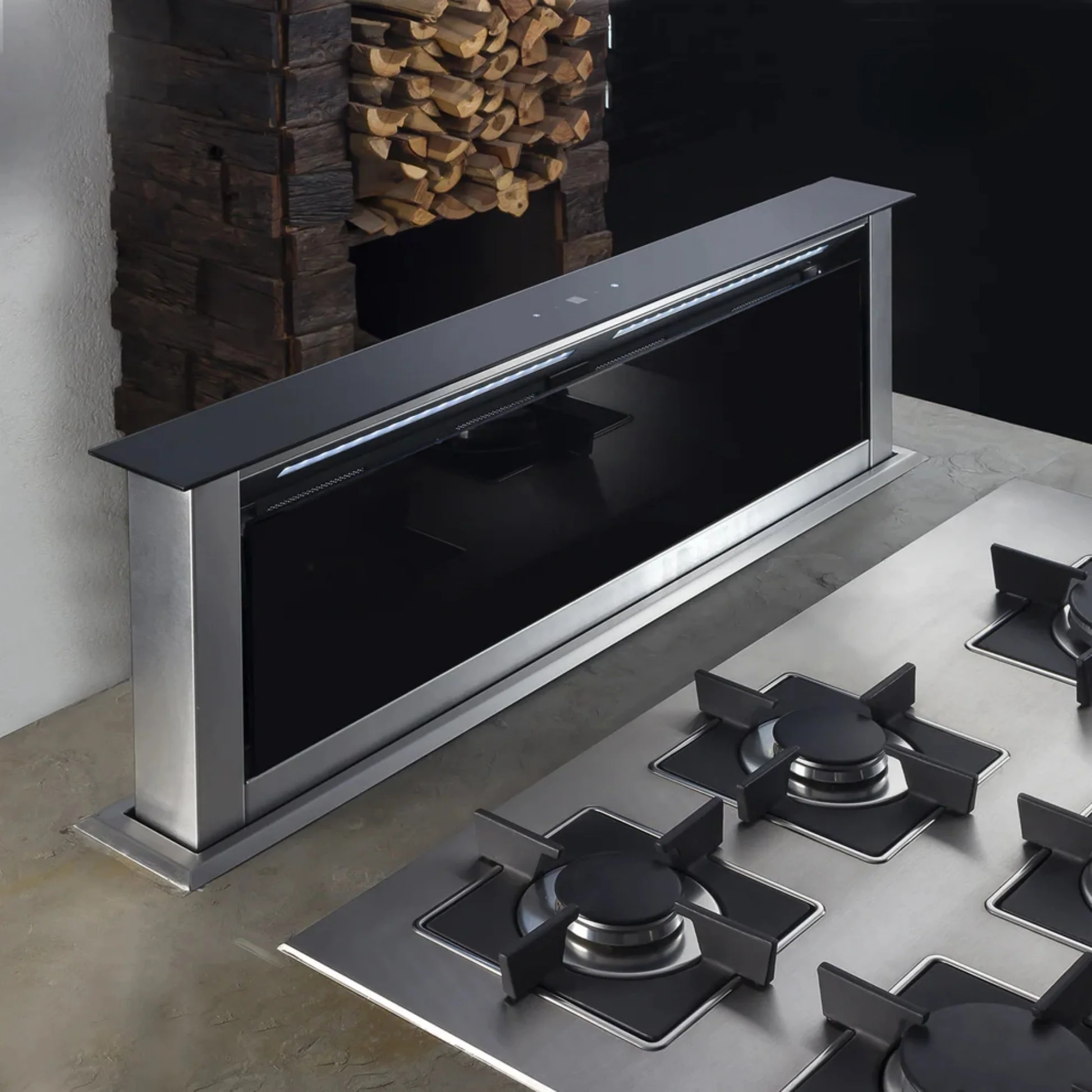 90 cm Down Draft Chimney