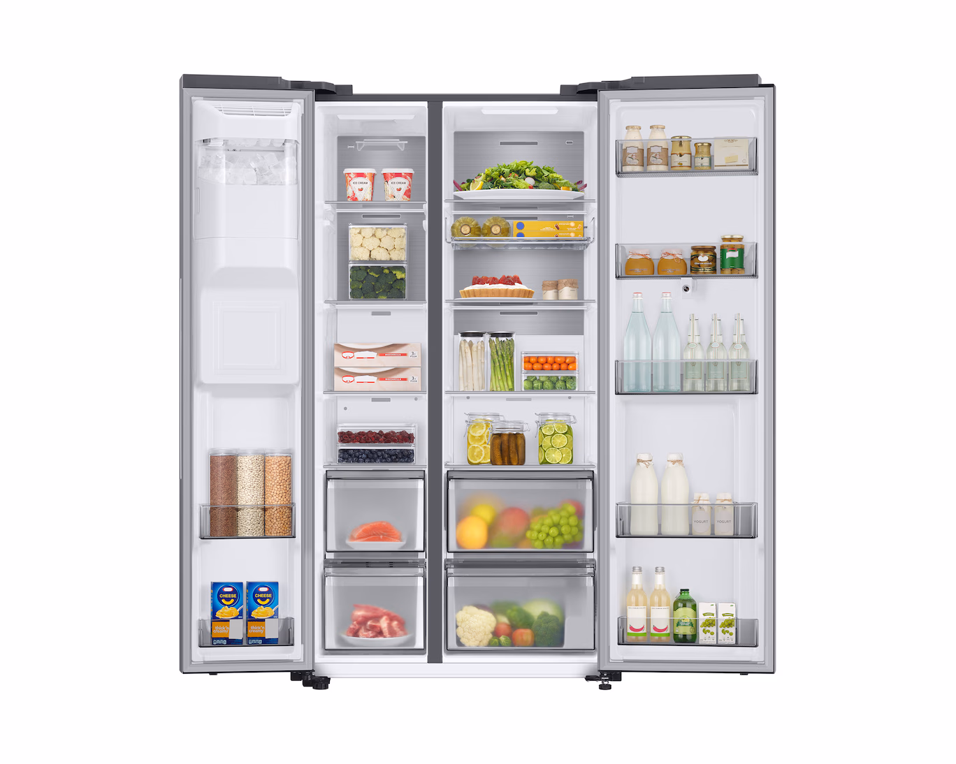 Samsung RS6HA8891B1A Family Hub™ SpaceMax™ American Style Smart Fridge Freezer - Black Stainless - Image 2
