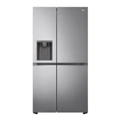 LG Side by Side Refrigerator 22.4 Cubic Inverter (Silver) GC-L257SFZW