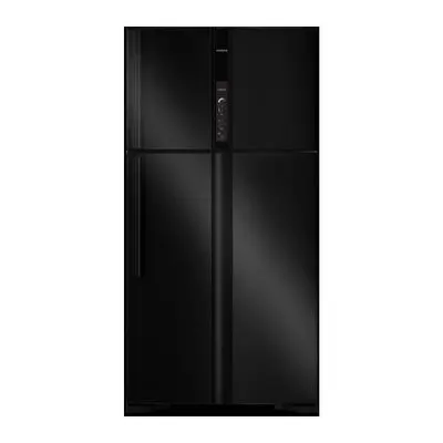 Hitachi Double Doors Refrigerator 24.7 Cubic Inverter (Black) R-V700PA-1 U