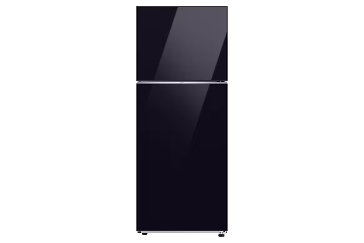 Samsung 2-Door Top Mount Freezer (415L) RT42CB664422ST, Digital Inverter, All Around Cooling, Glass Door