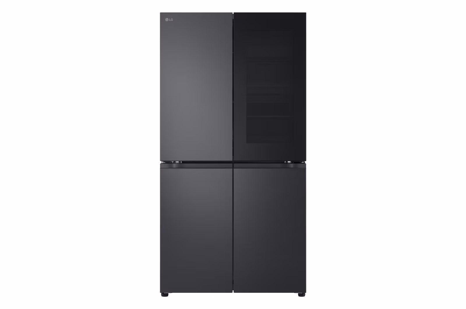 LG 601L French Door Fridge GC-V24FFCHB with InstaView in Matte Black Finish
