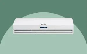An air conditioning unit displayed in a room, emphasizing its importance for comfort in India's diverse weather conditions.