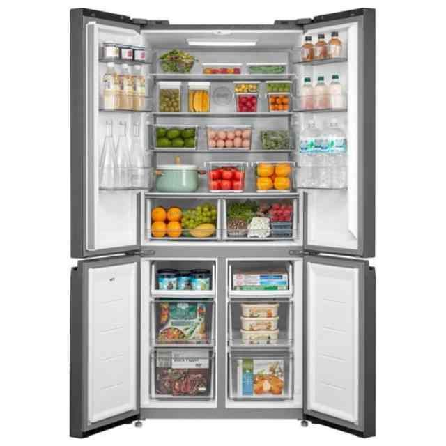 Toshiba GR-RF677WI-PGY(22) 4 Doors Fridge 590L Inverter Black Glass (2)