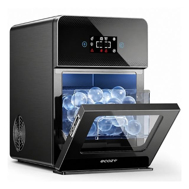 Ecozy 4 Clear Ice Ball Maker Countertop
